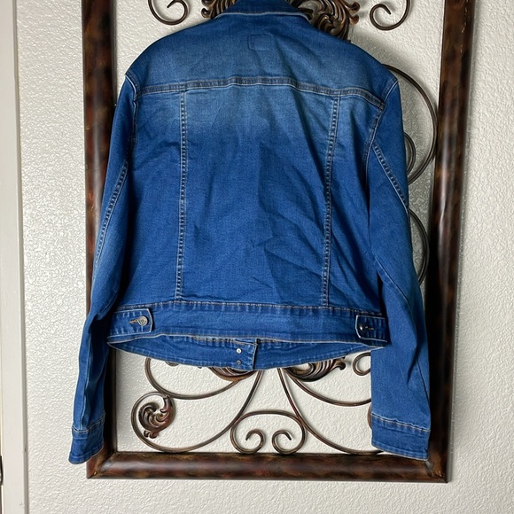 Women’s size extra large rubberband denim jacket - Picture 9 of 13